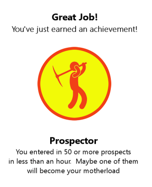 Prospector Achievement