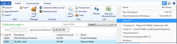 Closing All The Extra Open Dynamics AX Workspace Windows With One Click ...